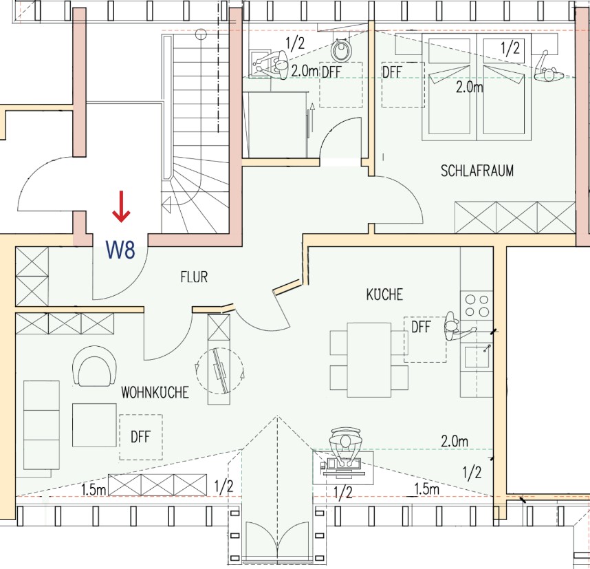 WE 8 Dachgeschosswohnung Kraiburg