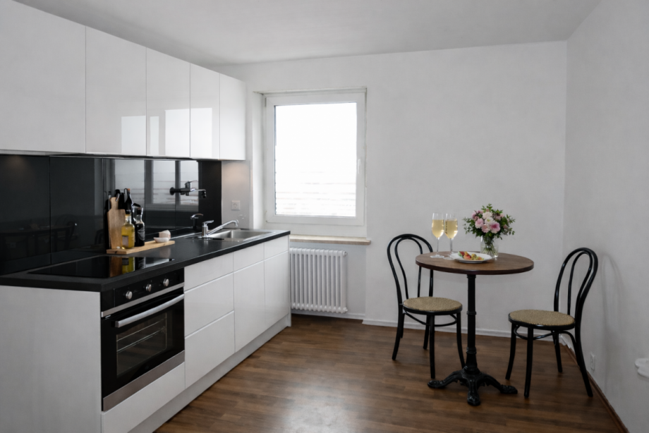 K�che KI generiert Etagenwohnung Neu�tting