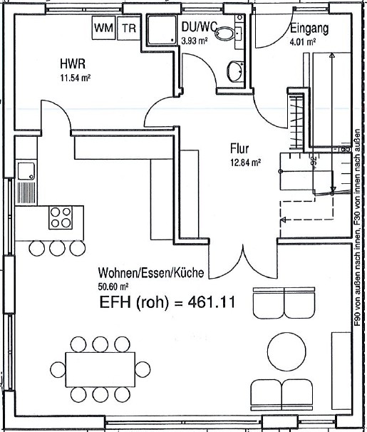 GrundR EG Zweifamilienhaus Erding