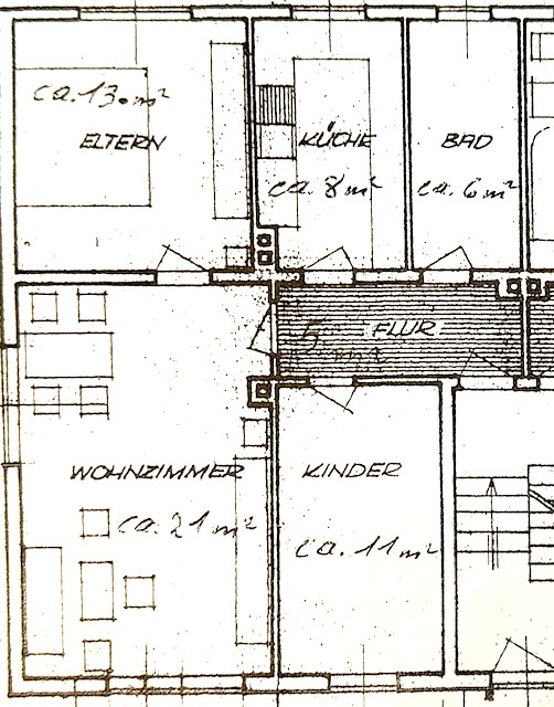 Grundriss Etagenwohnung Waldkraiburg