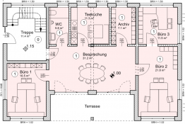 Hauptbild Vermietete EG-B�roeinheit als Teileigentum in Griesst�tt - ca. 105 m�, Terrasse und Stellpl�tze