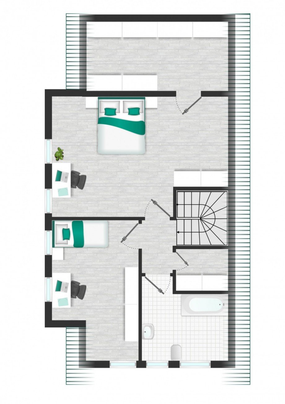 GrundR DG B�rohaus Hamb�hren