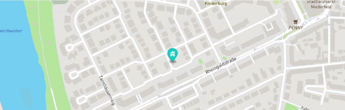 Lageplan Niederfeld Dachgeschosswohnung Mannheim