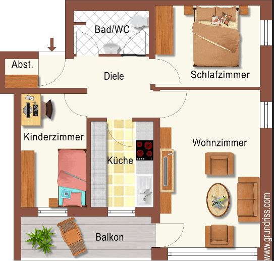 GrundR Wohnung Grassau