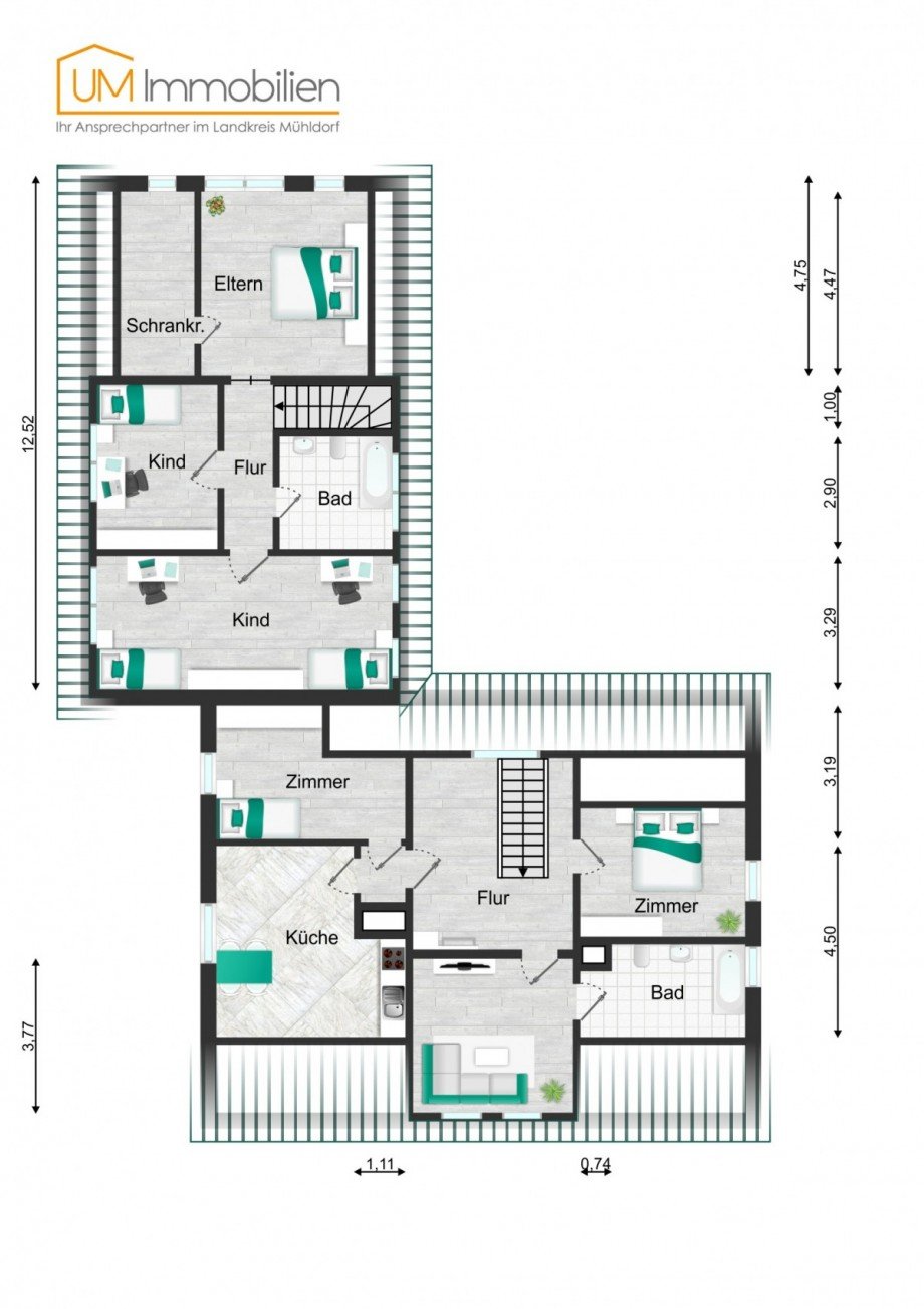GrundR OG Mehrfamilienhaus Hamb�hren