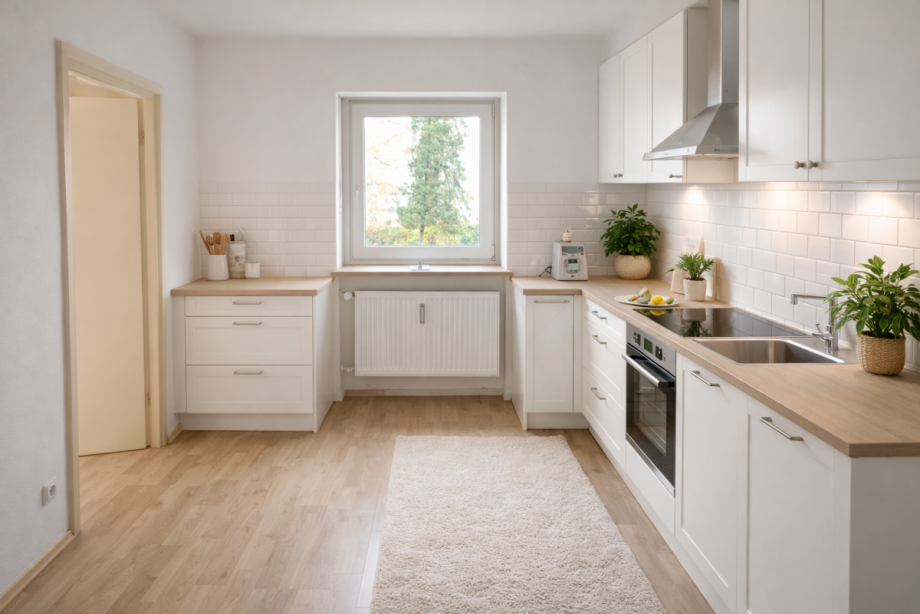 Symbolbild K�che KI generiert Erdgeschosswohnung Grassau