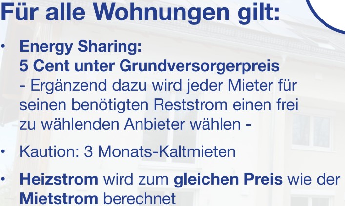 Energy Sharing Wohnung Kraiburg