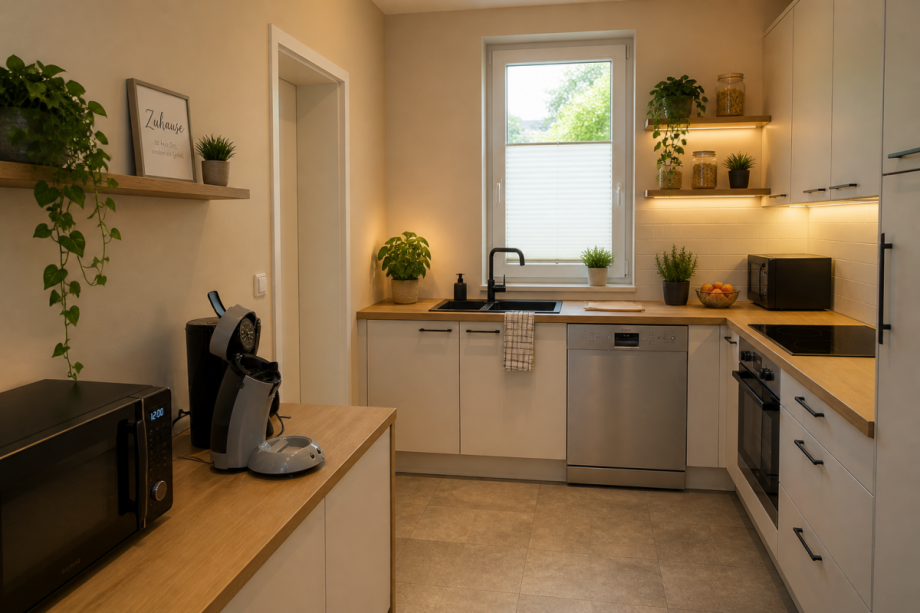 K�che KI-bearbeitet B�rohaus Hamb�hren
