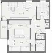 Hauptbild 3-Zi. Erdgeschoss-Wohnung mit Balkon, sofort beziehbar