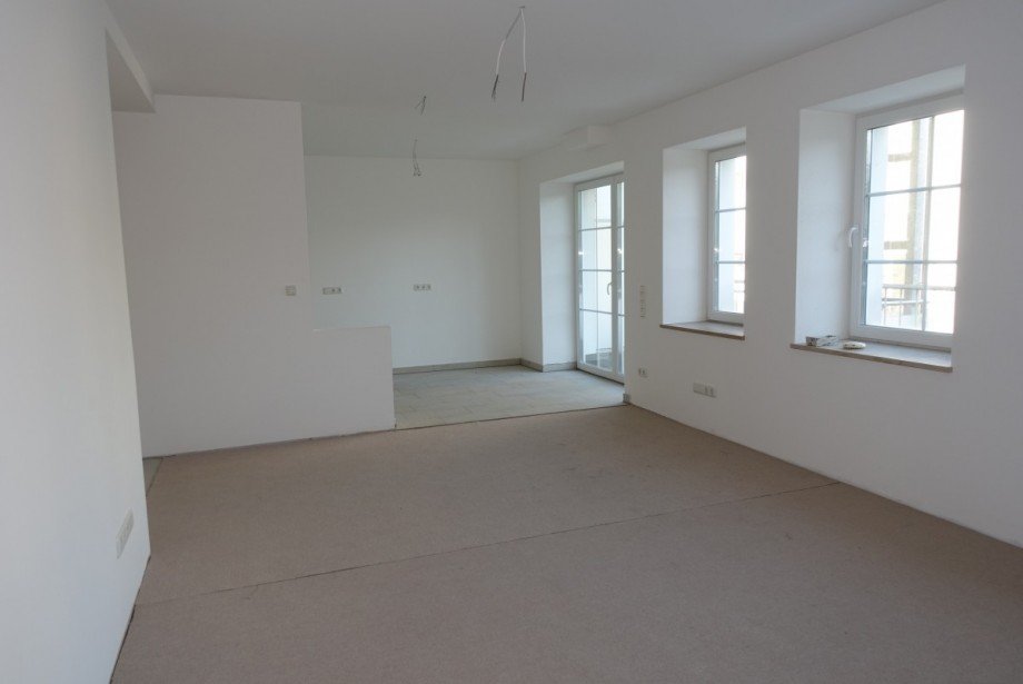 Wohnzimmer, Abtrennung zur K�che (2) Wohnung Wasserburg am Inn