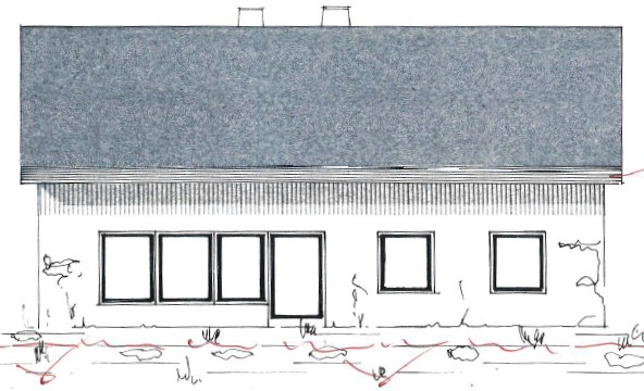 S�dansicht Wohngrundst�ck Schwindegg